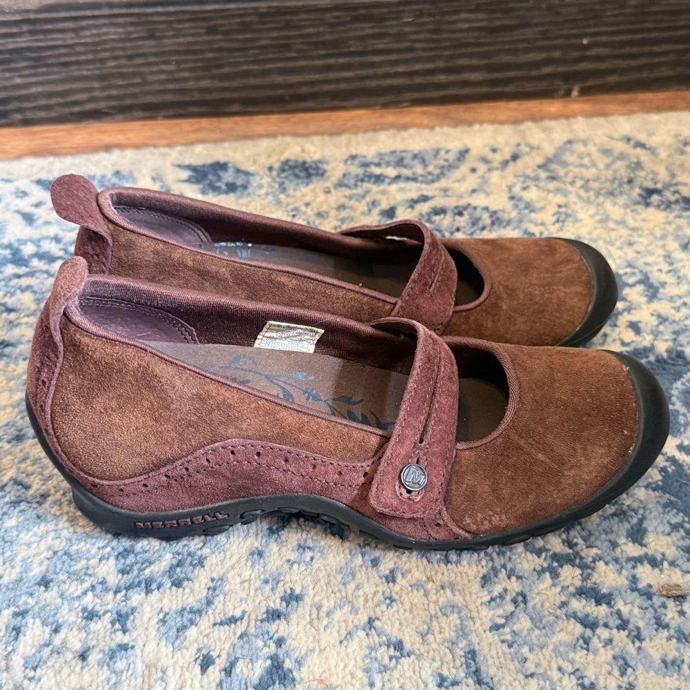 Merrell Brown Flats Comfortable Loafers size 6.5